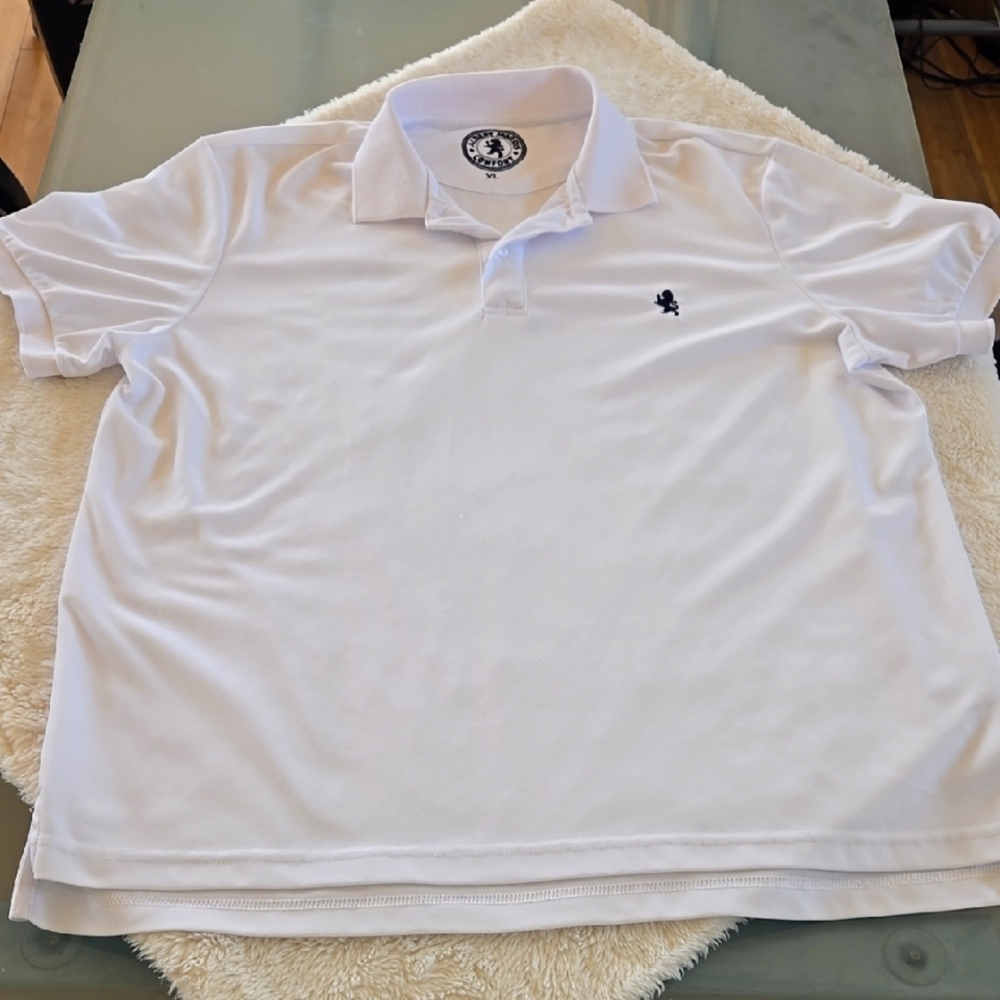 Albert Morris Comfort Men's White Polo Shirt